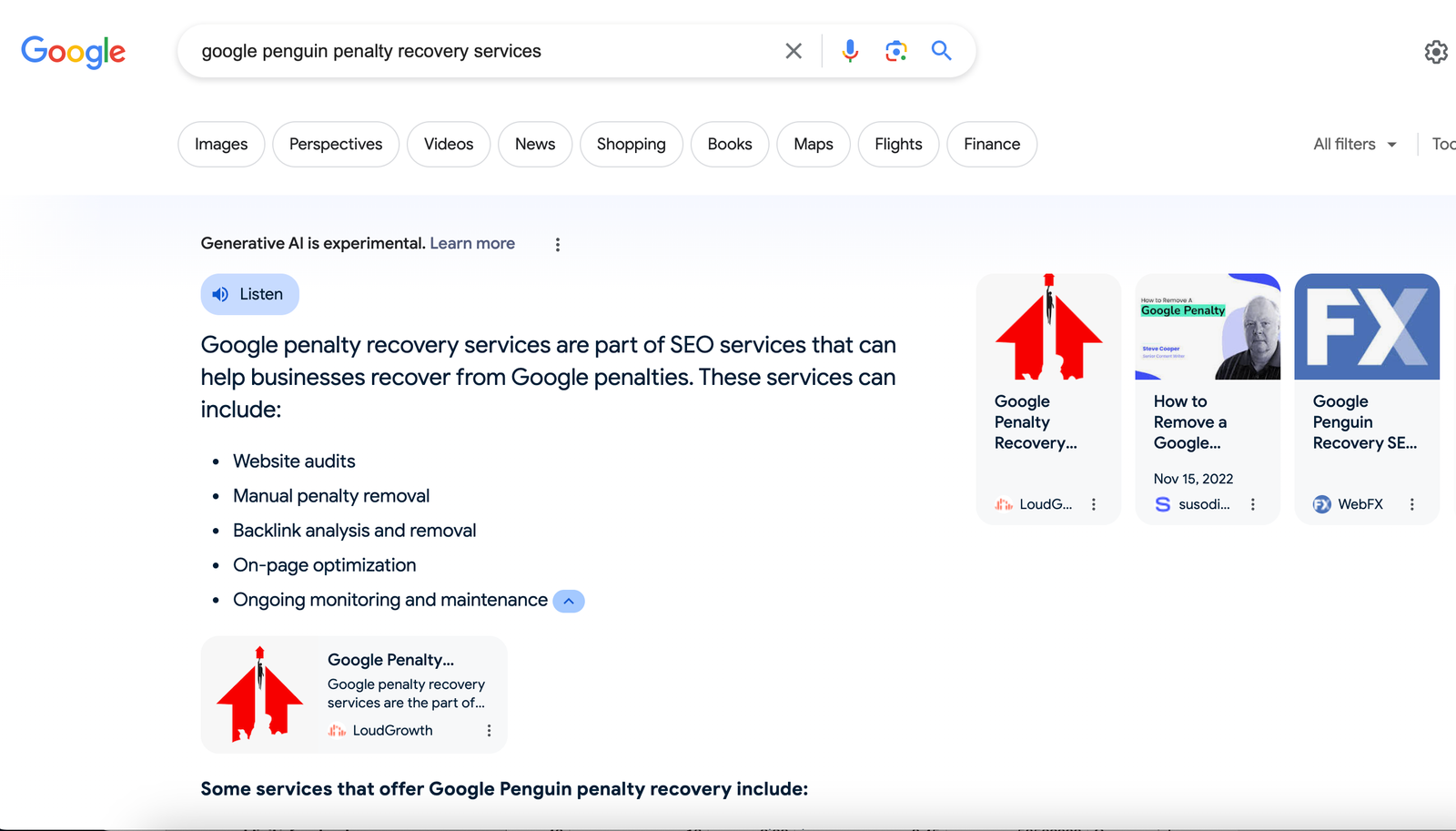 seo ai services results